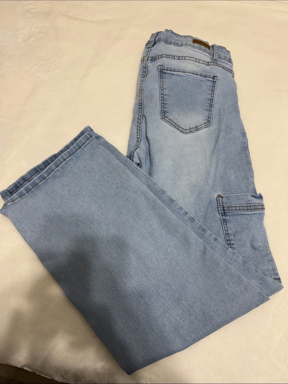 BLEU Light Wash Denim Jeans - Light Blue